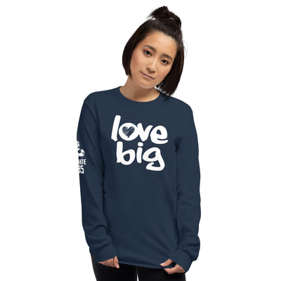 Love Big Like Nate Mens Long Sleeve Shirt