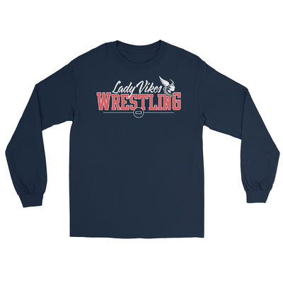 Lady Vikes Wrestling Mens Long Sleeve Shirt