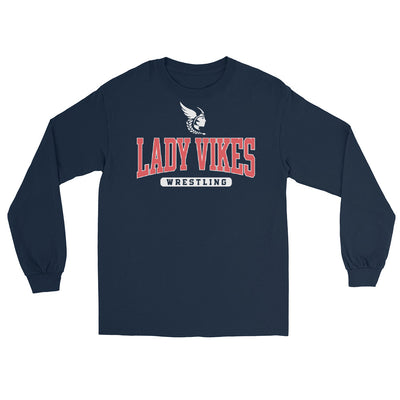 Lady Vikes Wrestling Mens Long Sleeve Shirt