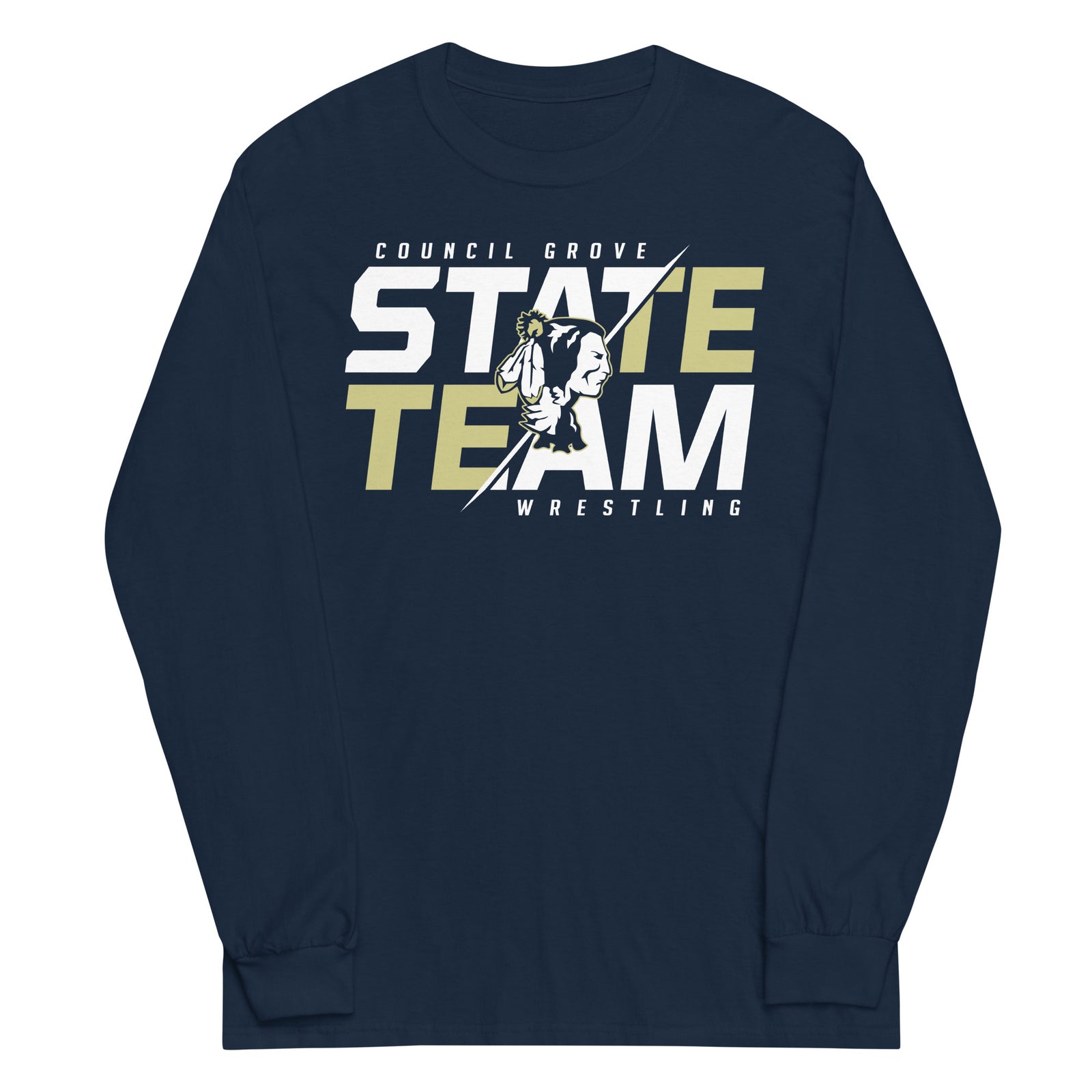 Council Grove Wrestling State Team 2023 Men’s Long Sleeve Shirt