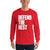 William Jewell Wrestling Defend The Nest Mens Long Sleeve Shirt