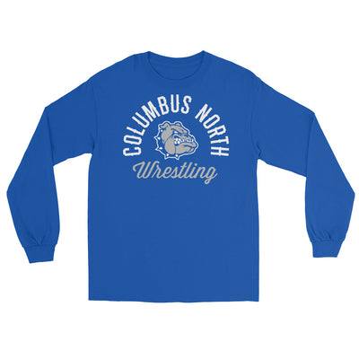 Columbus North Wrestling  Mens Long Sleeve Shirt