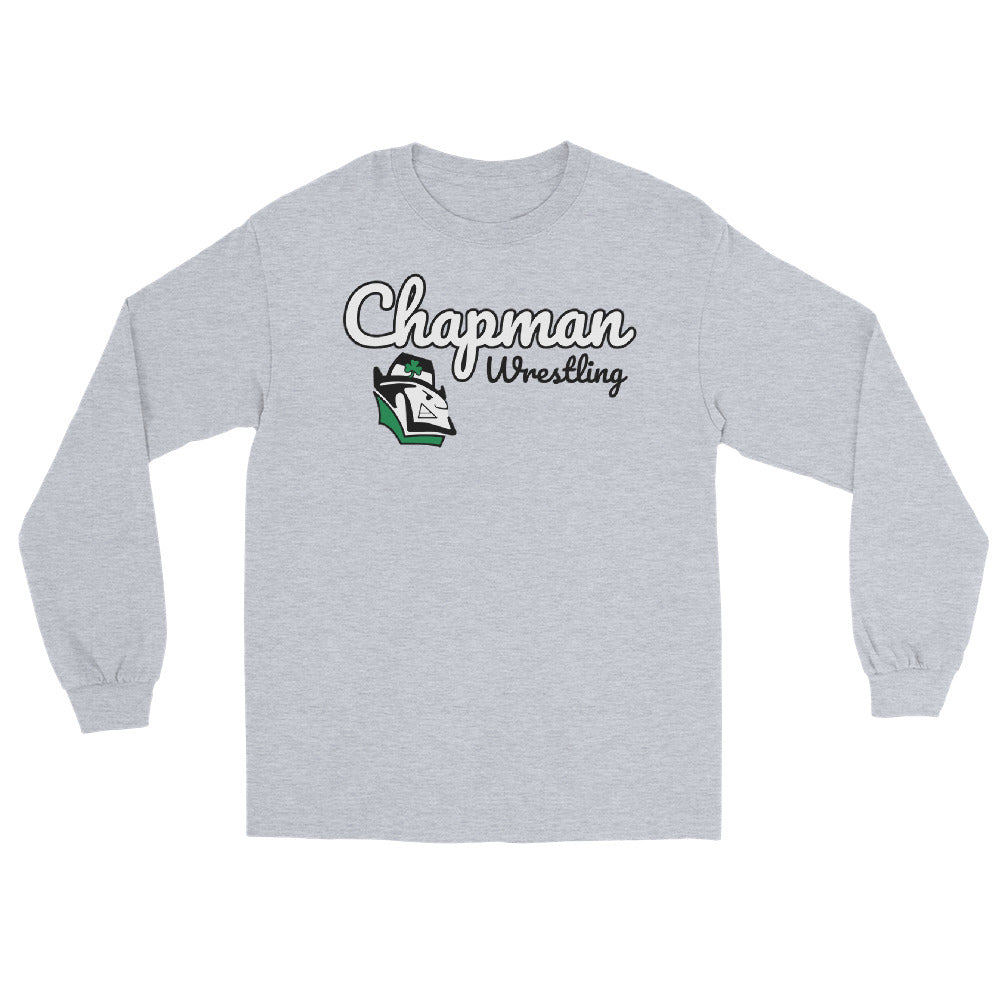 Chapman Wrestling Mens Long Sleeve Shirt