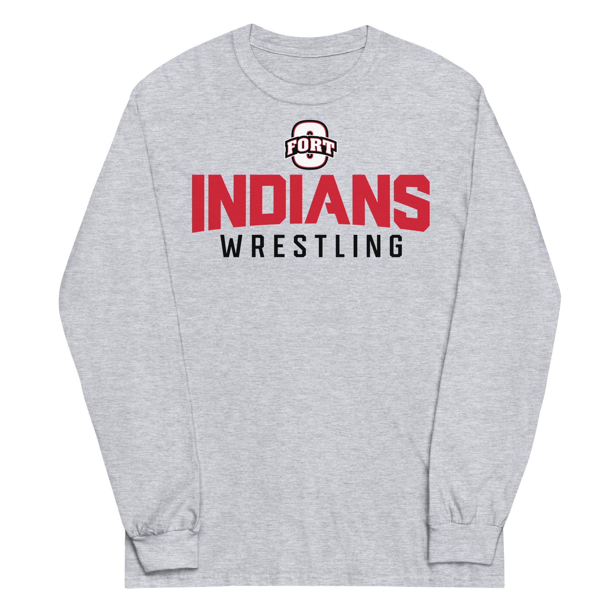 Fort Osage Wrestling Indians Wrestling Mens Long Sleeve Shirt
