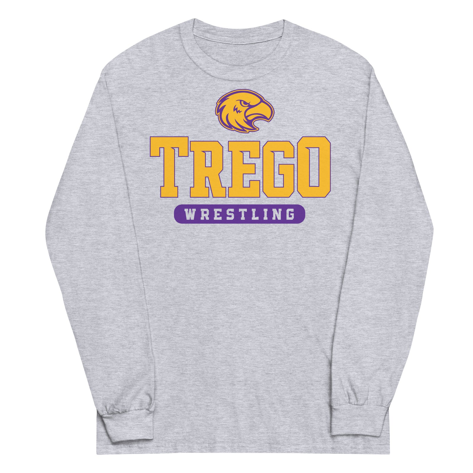 Trego Community High School Wrestling Mens Long Sleeve Shirt