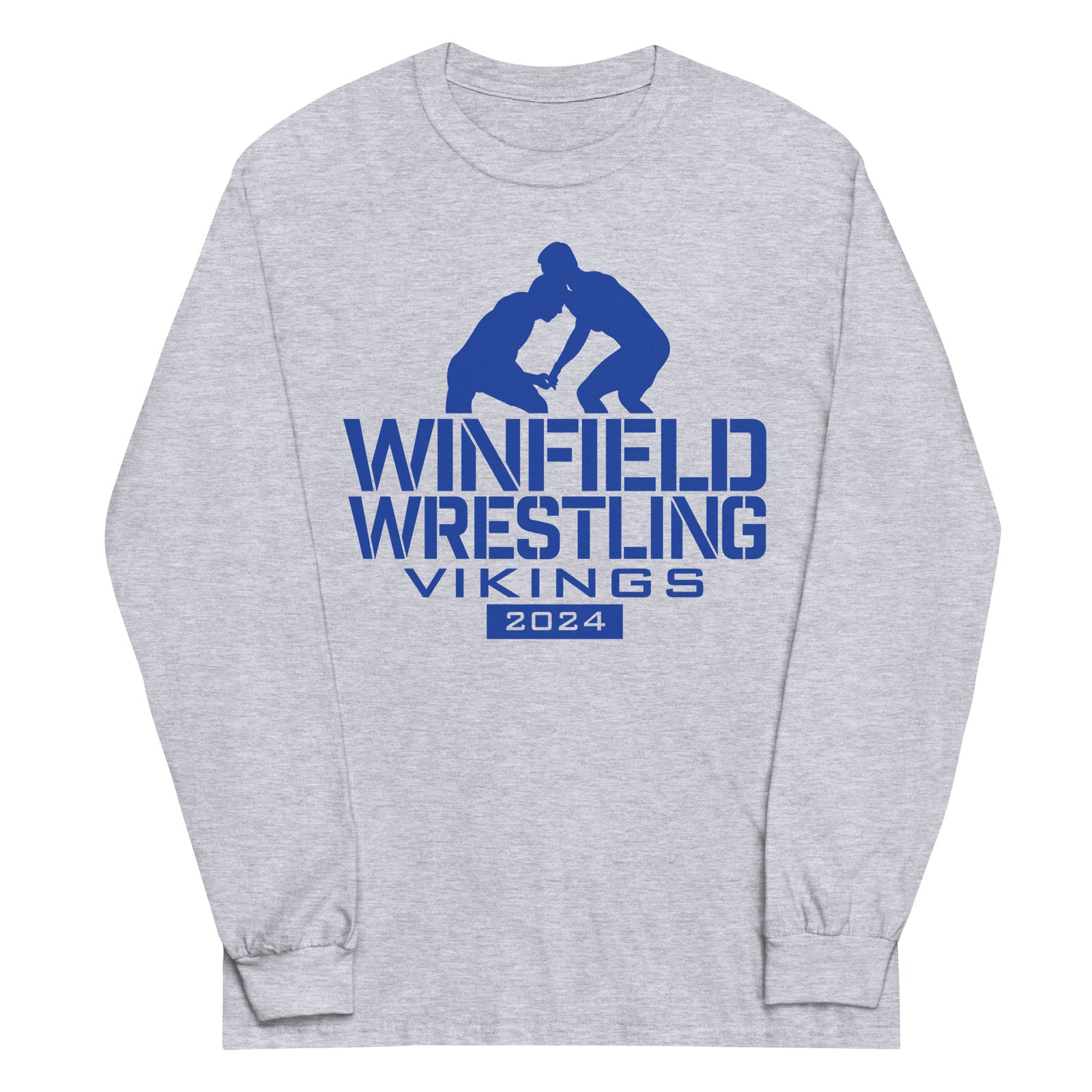 Winfield Wrestling Vikings 2024 Men’s Long Sleeve Shirt