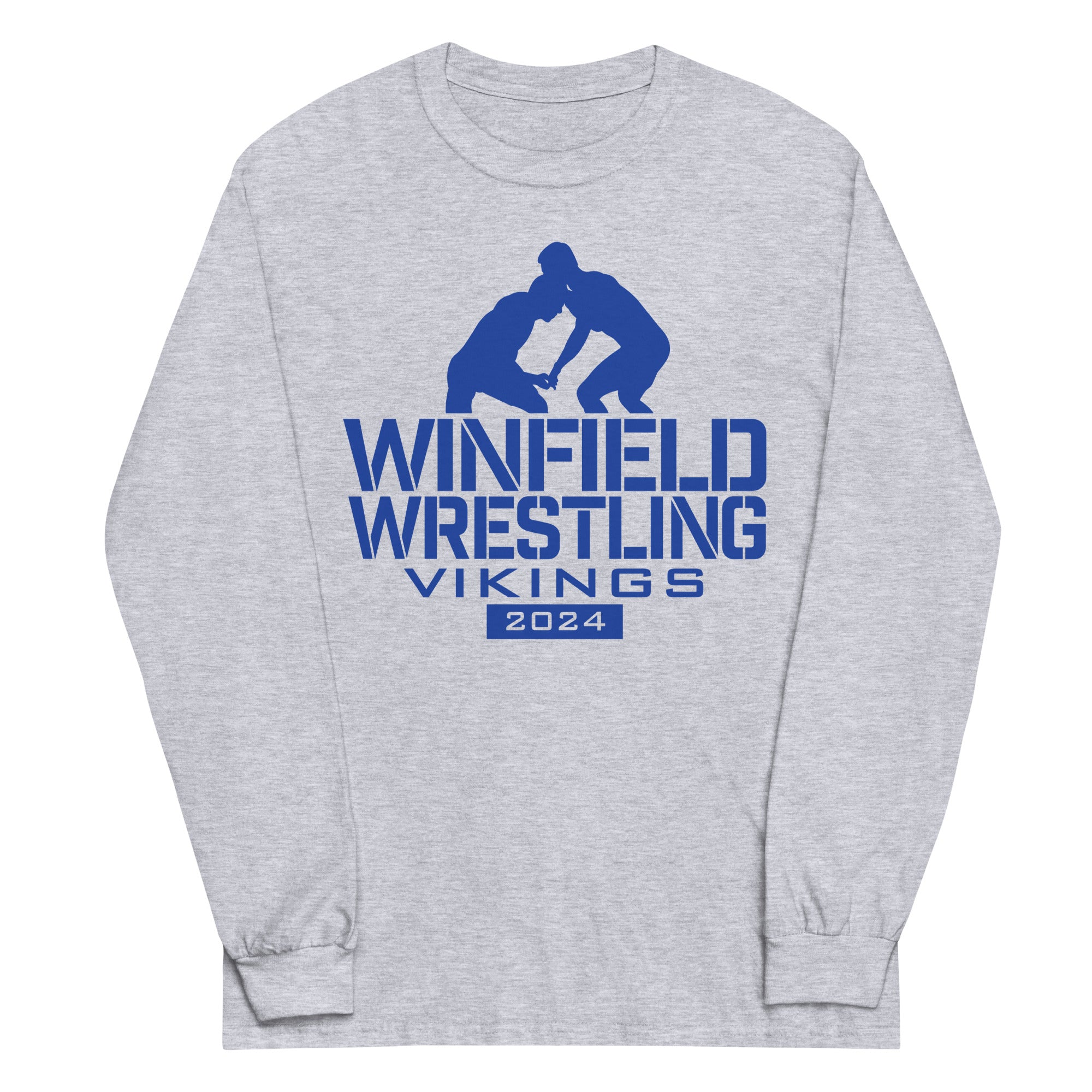 Winfield Wrestling Vikings 2024 Men’s Long Sleeve Shirt