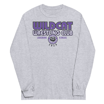 Wildcat Wrestling Club (Louisburg) - Front Design Only - Men’s Long Sleeve Shirt