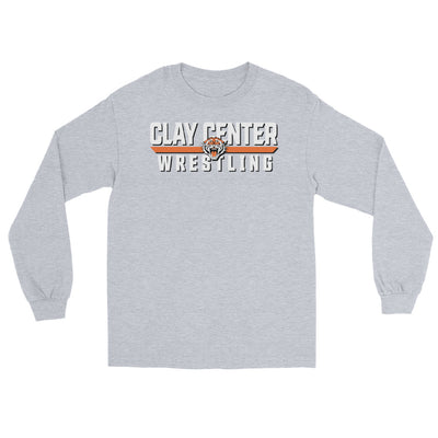 Clay Center Wrestling Mens Long Sleeve Shirt