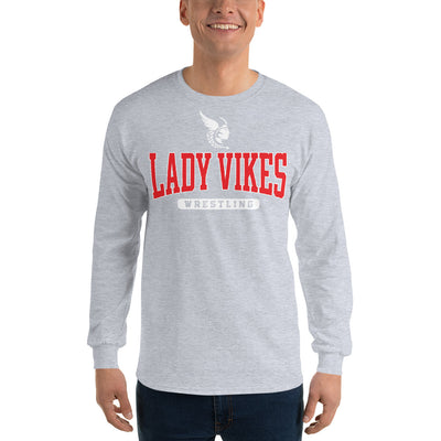 Lady Vikes Wrestling Mens Long Sleeve Shirt