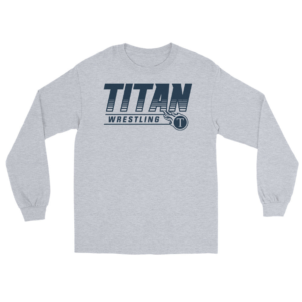 Lee's Summit West Wrestling Mens Long Sleeve Shirt