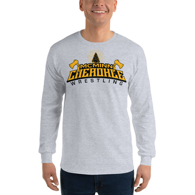 McMinn Cherokees Wrestling Mens Long Sleeve Shirt