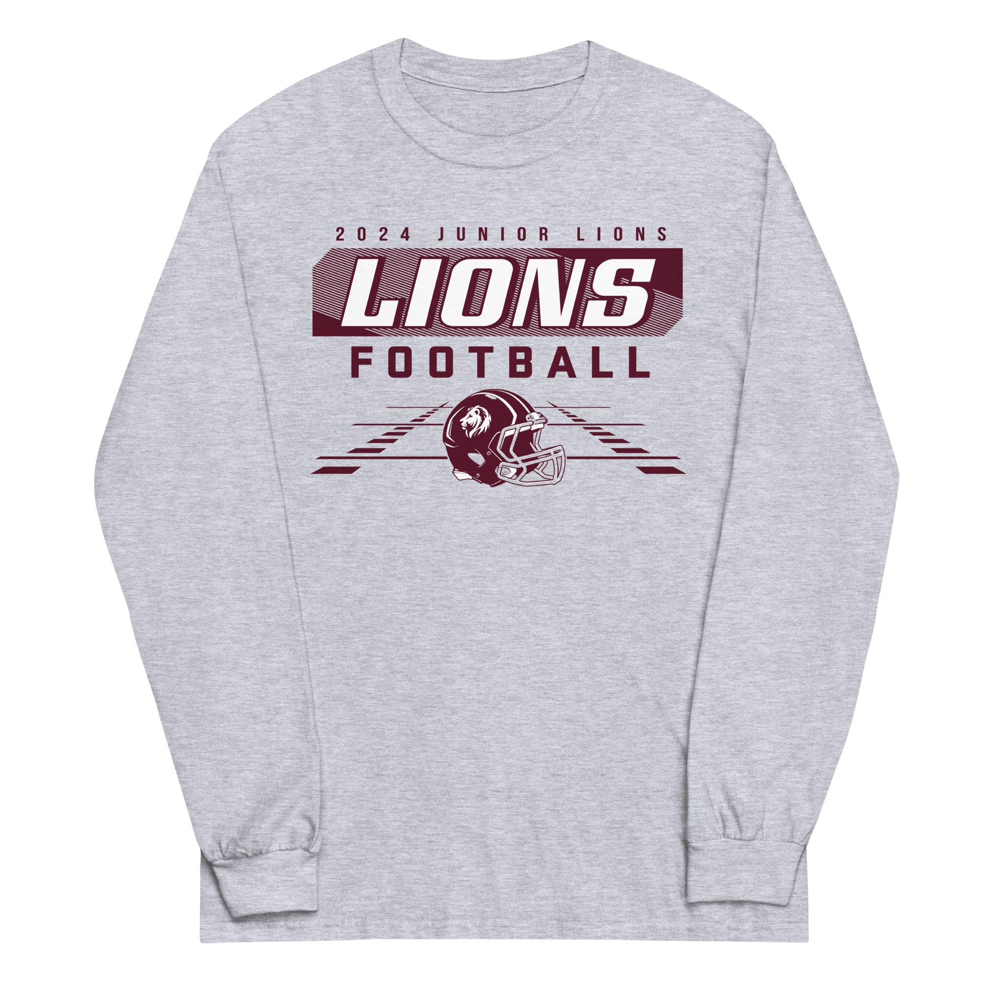 2024 Jr Lions Football Men’s Long Sleeve Shirt