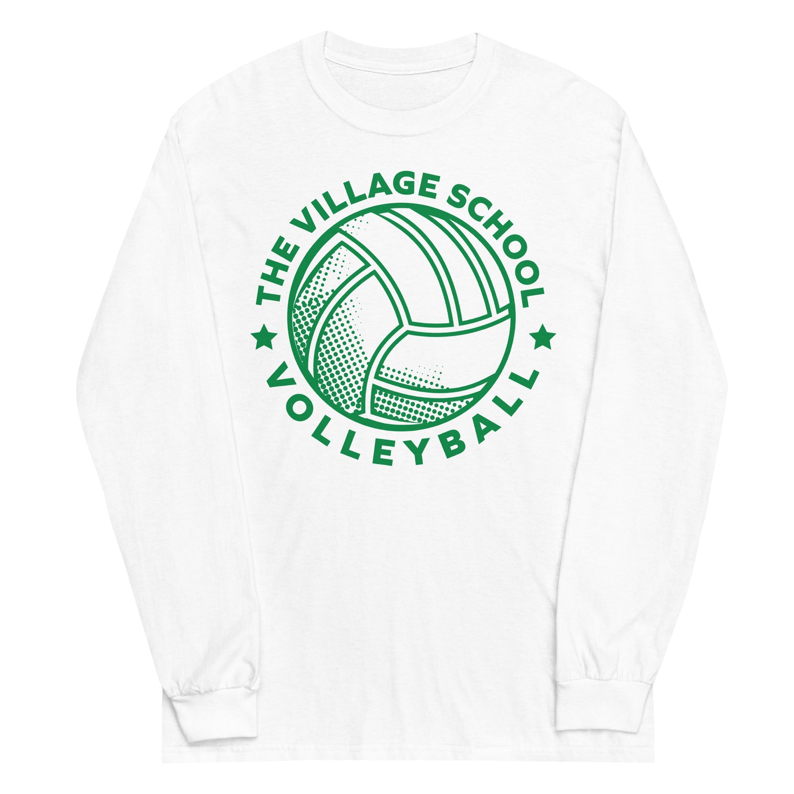 The Village School Volleyball Mens Long Sleeve Shirt