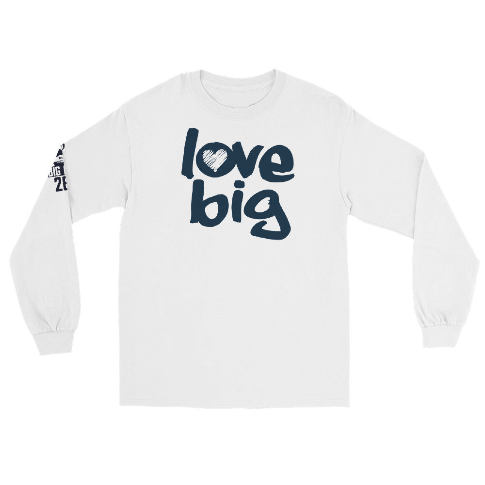 Love Big Like Nate Mens Long Sleeve Shirt