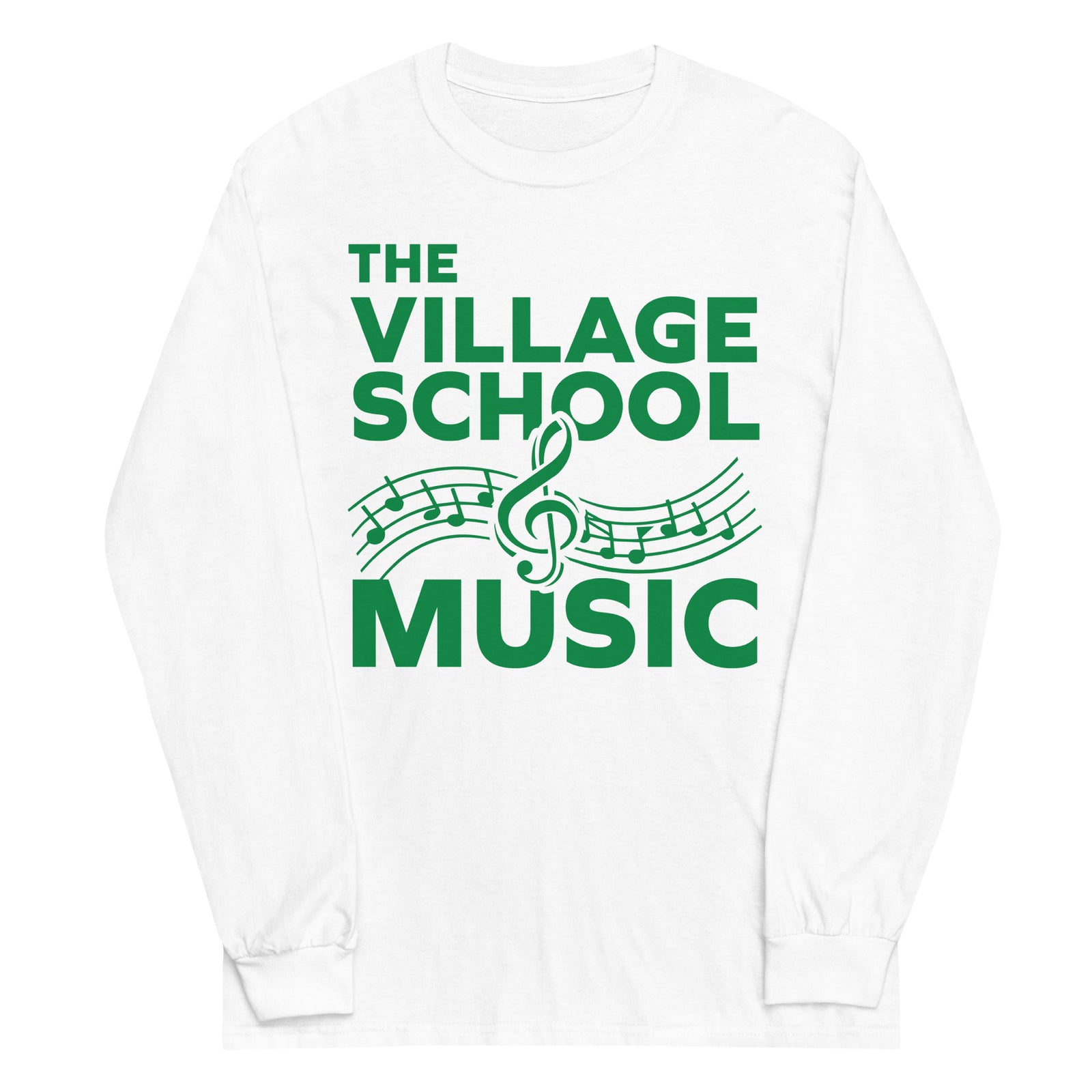 The Village School Music Mens Long Sleeve Shirt