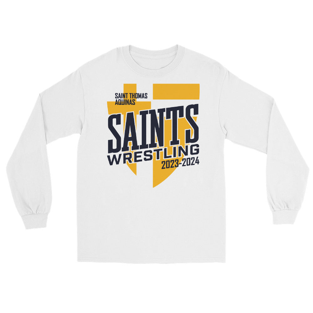 Saint Thomas Aquinas Wrestling Mens Long Sleeve Shirt