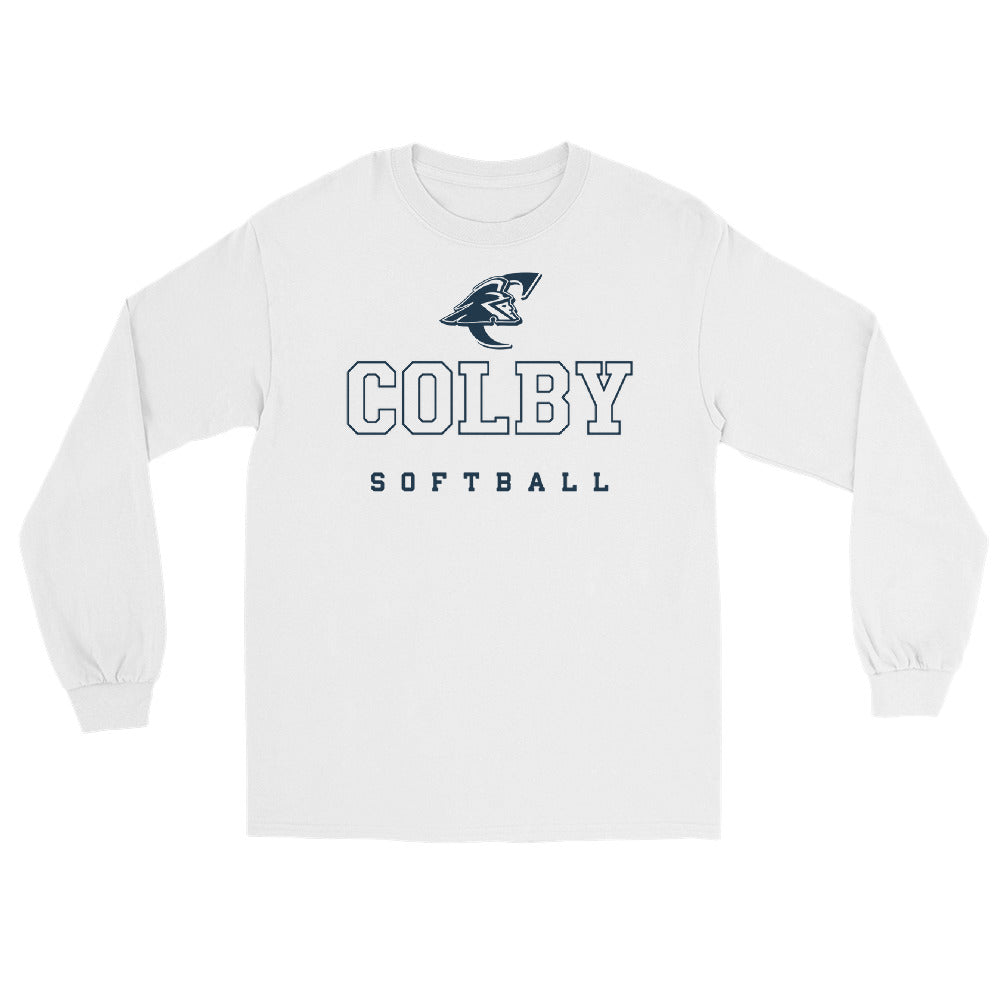 Colby Community College Softball Mens Long Sleeve Shirt