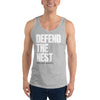 William Jewell Wrestling Defend The Nest Mens Staple Tank Top