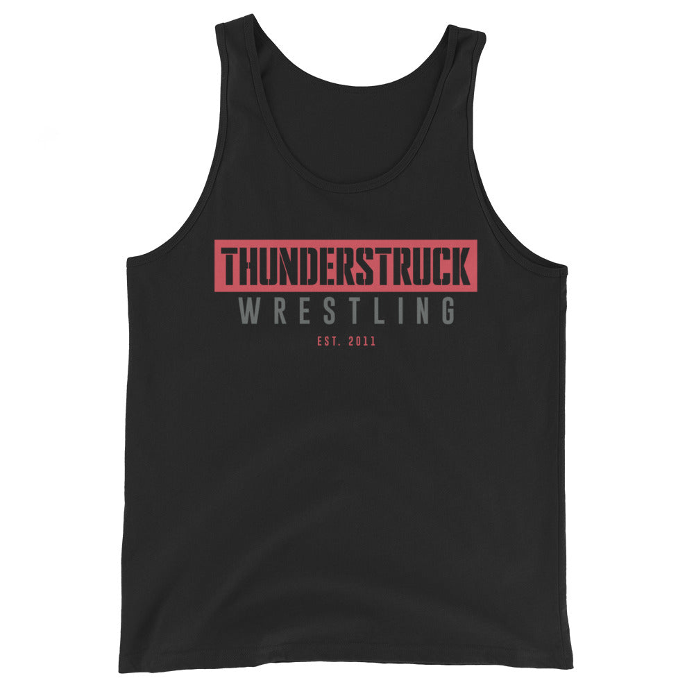 Kansas Thunderstruck Wrestling Black/White Thunderstruck Men’s Staple Tank Top
