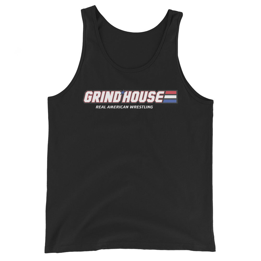 Team Grind House Real American Wrestling Men's Staple Tank Top