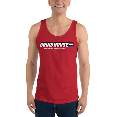 Team Grind House Real American Wrestling Men's Staple Tank Top