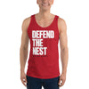 William Jewell Wrestling Defend The Nest Mens Staple Tank Top