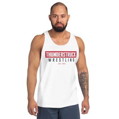 Kansas Thunderstruck Wrestling Black/White Thunderstruck Men’s Staple Tank Top