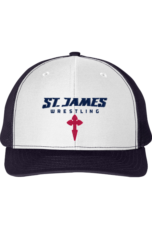 St. James Wrestling 2 Richardson Snapback Trucker Cap