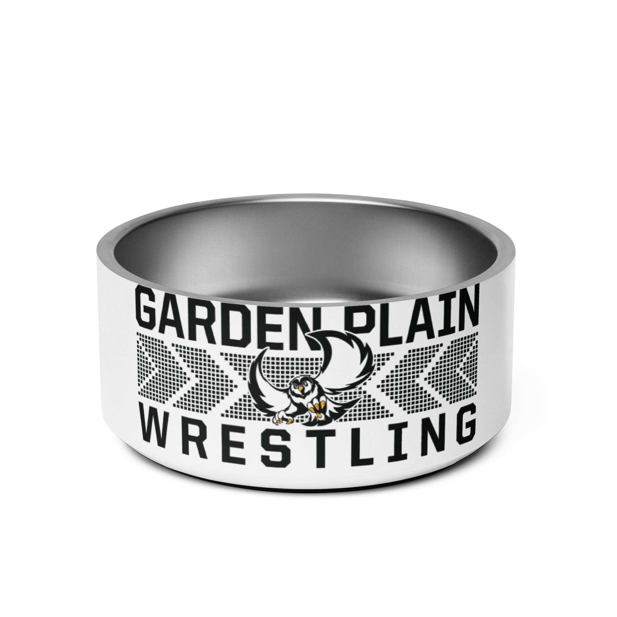 Garden Plain High School Wrestling All Over Print Pet bowl
