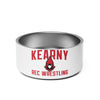 Kearny Rec Wrestling All Over Print Pet bowl