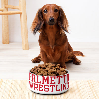 Palmetto Wrestling All Over Print Pet bowl