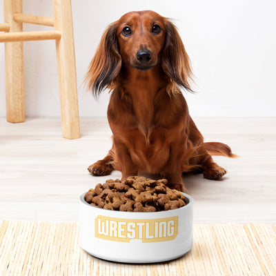 Gold Rush Wrestling All Over Print Pet bowl
