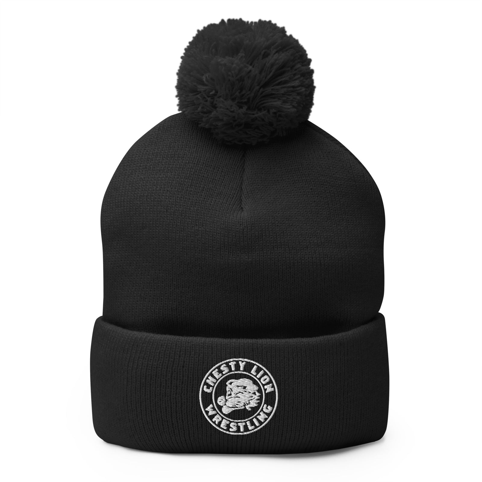 Lawrence High School Pom-Pom Knit Cap