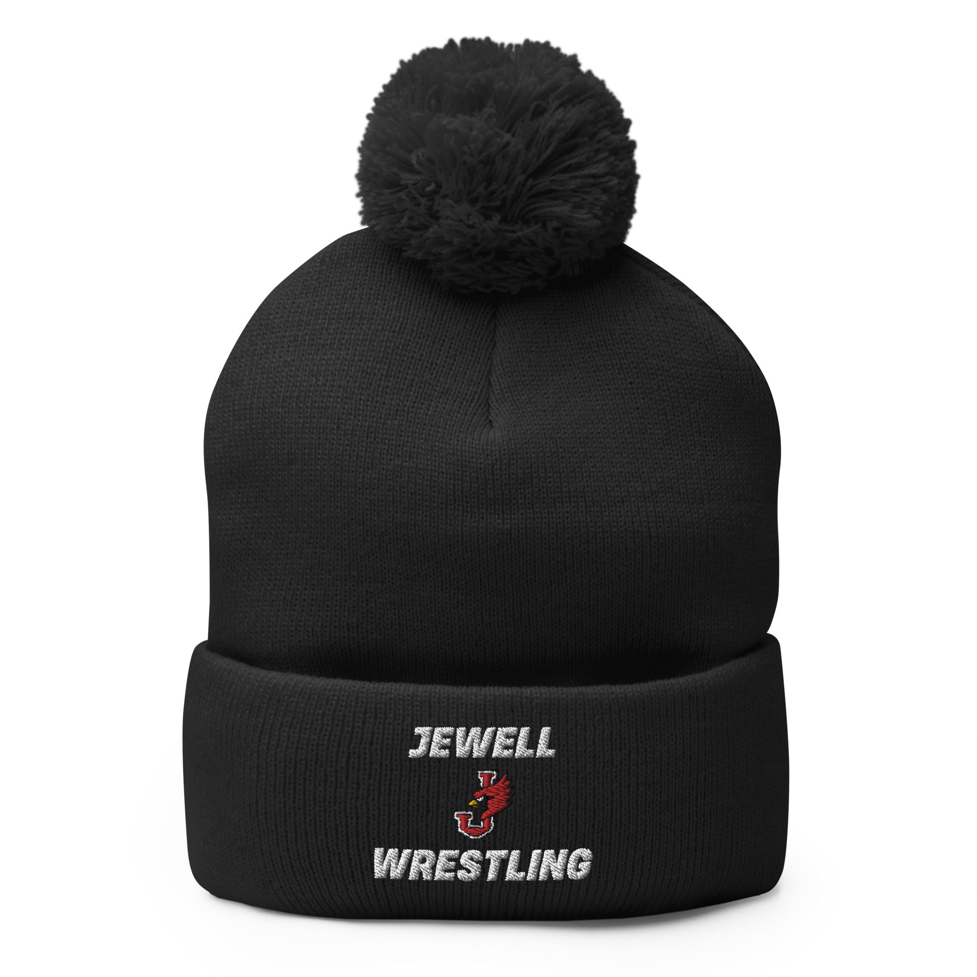 William Jewell Wrestling Pom-Pom Knit Cap