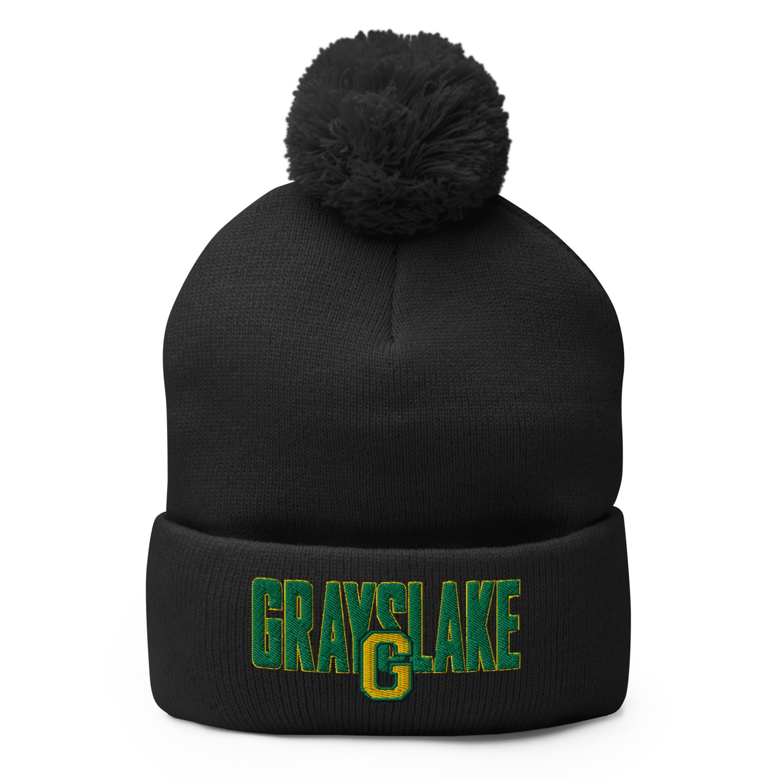 Grayslake Wrestling Club Pom-Pom Knit Cap