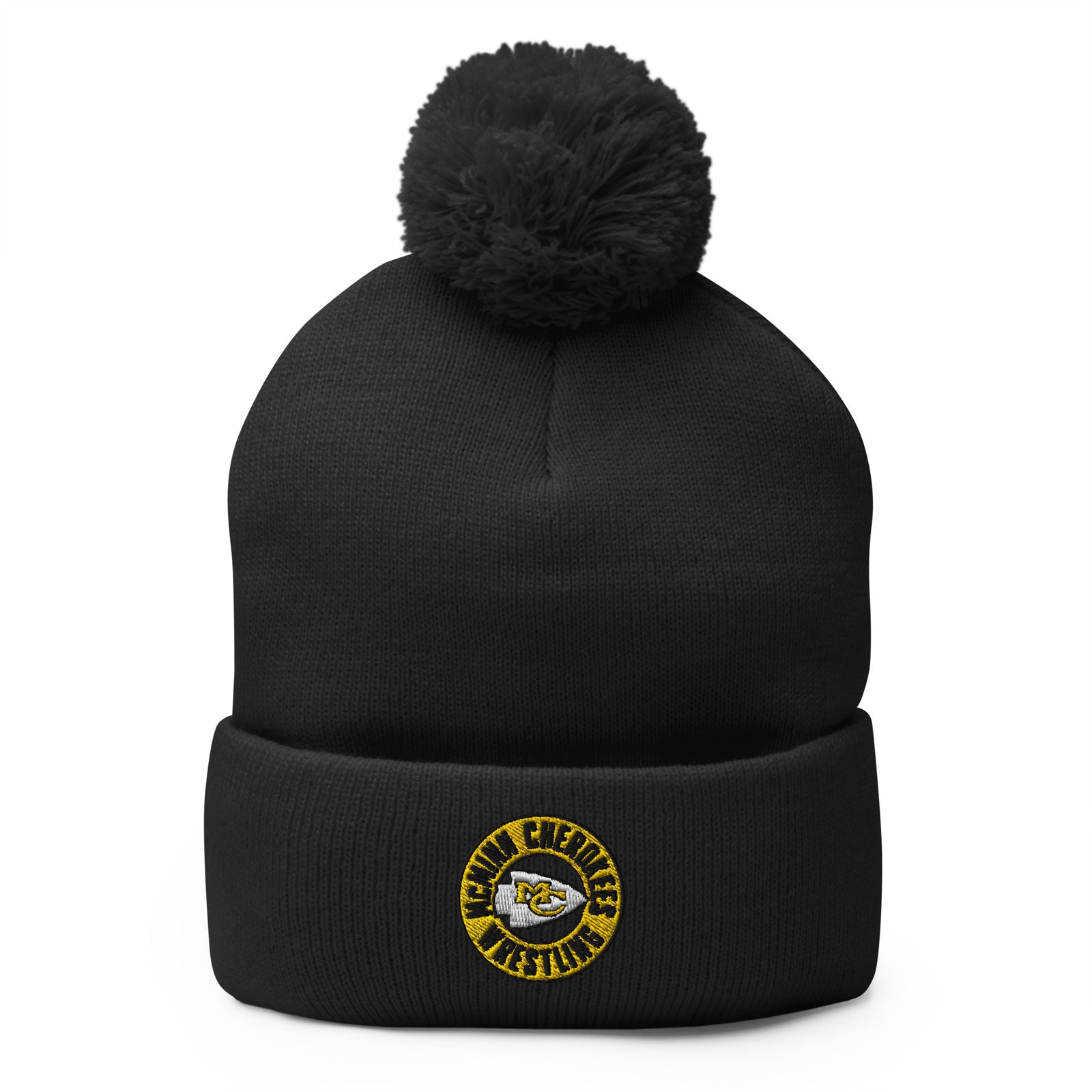 McMinn Cherokees Wrestling Pom-Pom Knit Cap