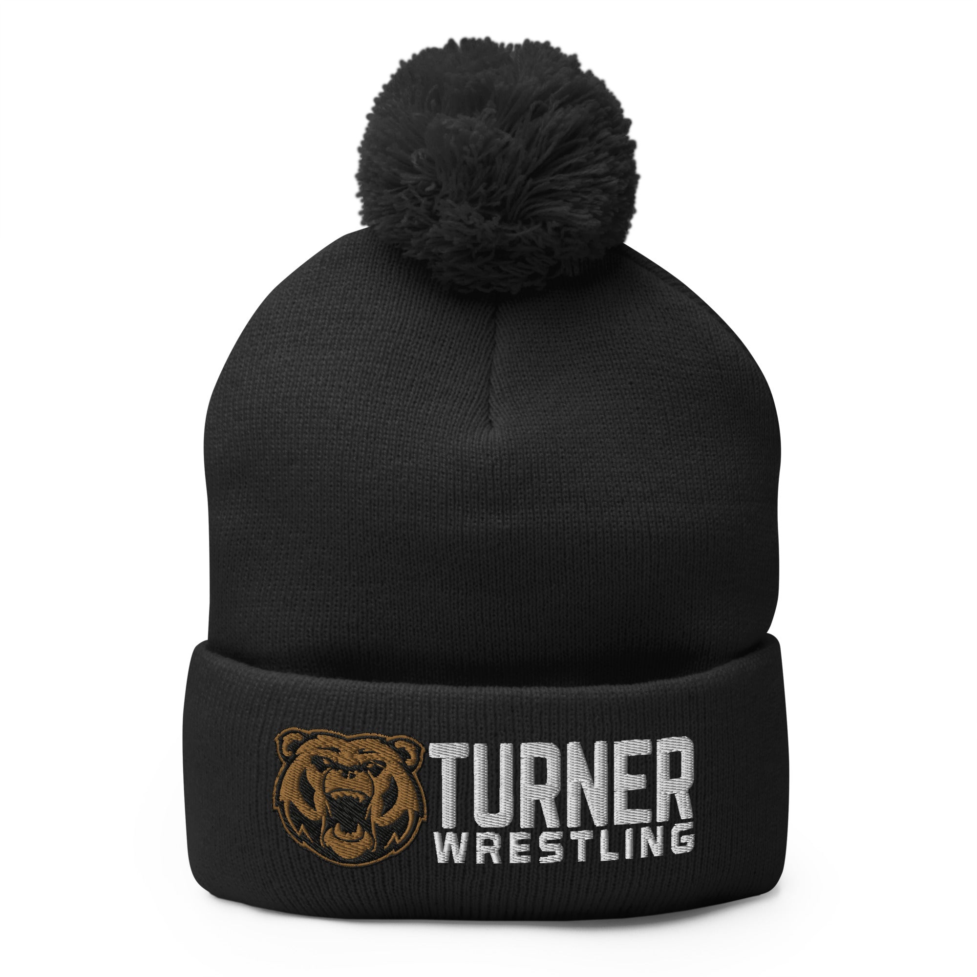 Turner Wrestling Club Pom-Pom Knit Cap