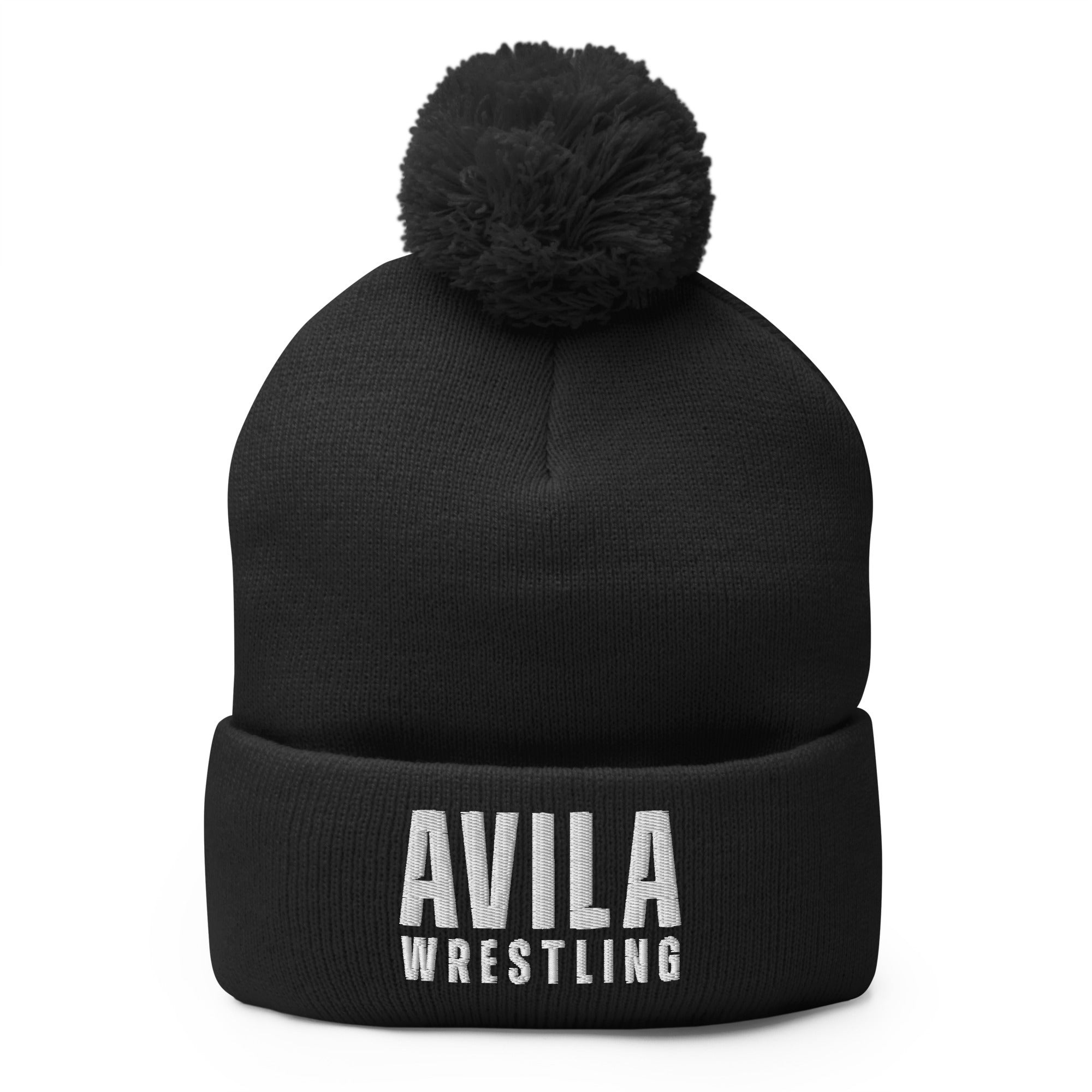 Avila Wrestling Pom-Pom Knit Cap