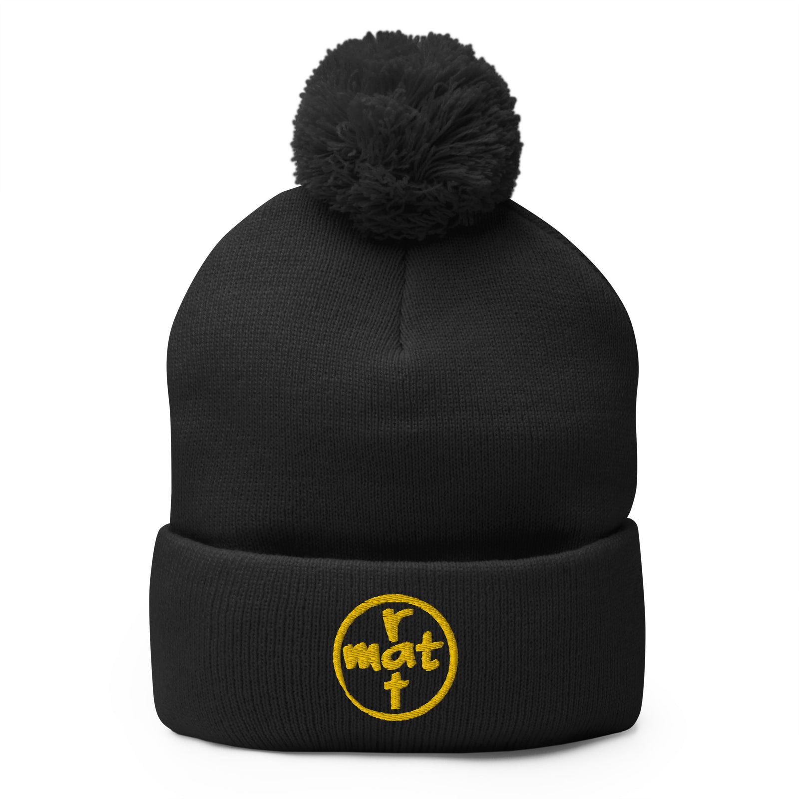 Mat Rat Wrestling Pom-Pom Knit Cap