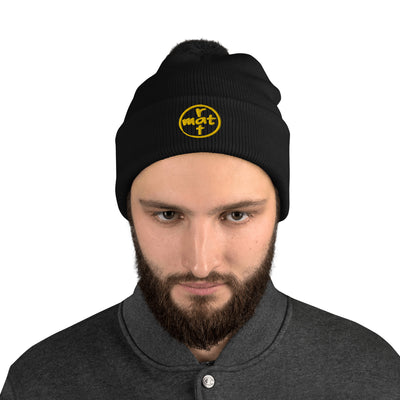 Mat Rat Wrestling Pom-Pom Knit Cap