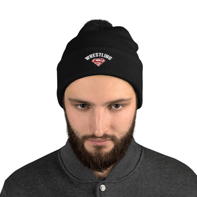 Sikeston Wrestling Pom-Pom Knit Cap