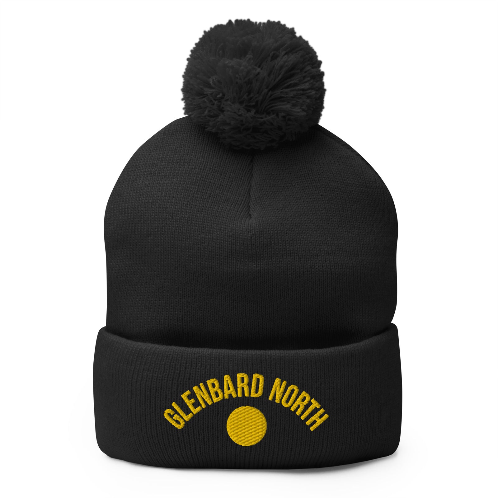 Glenbard North High School Pom-Pom Knit Cap