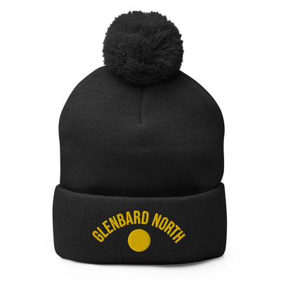 Glenbard North High School Pom-Pom Knit Cap