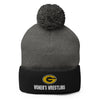 Goodland Wrestling Women's Wrestling Pom-Pom Knit Cap