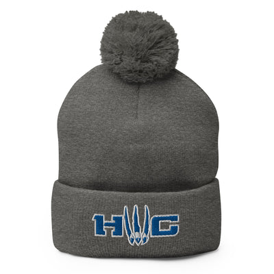 Hillsboro Wrestling Club Pom-Pom Knit Cap