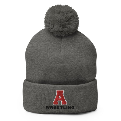 Albuquerque Academy Wrestling Pom-Pom Knit Cap