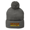 Denver Wrestling Pom-Pom Knit Cap