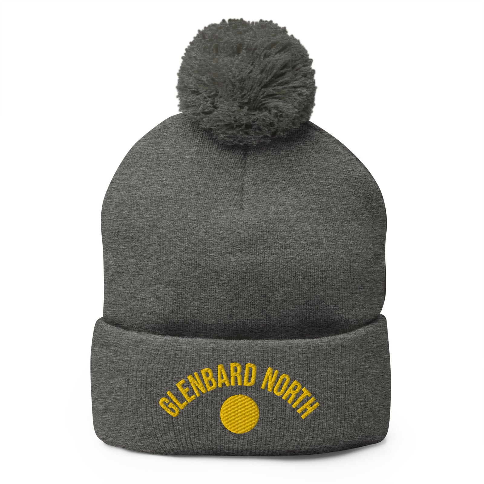 Glenbard North High School Pom-Pom Knit Cap