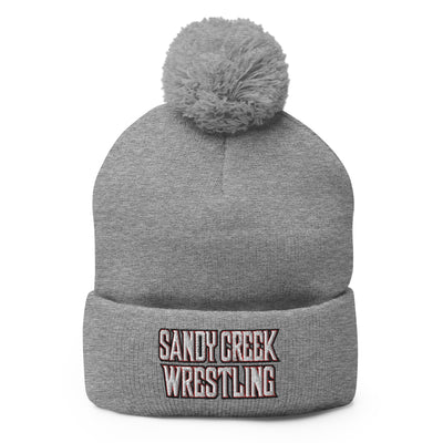 Sandy Creek Wrestling Pom-Pom Knit Cap